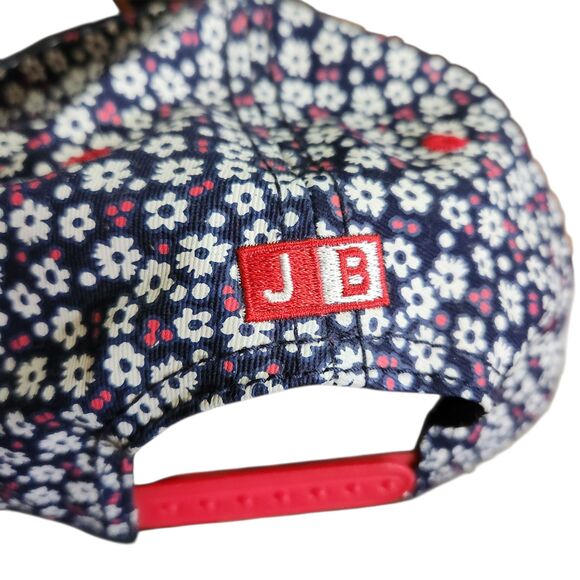 Justin Bieber SWAGGY Cap Flat Billed Snapback Blue Floral Official Merchandise - Picture 5 of 11